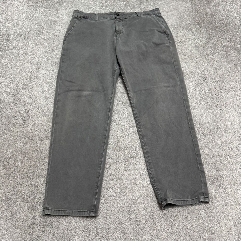 AG Adriano Goldschmied Caden Tailored Stretch Jeans Women 32R Gray Charcoal Wash